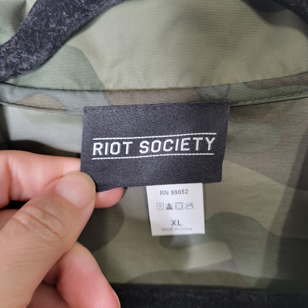 Riot Society Windbreaker Jacket View 2